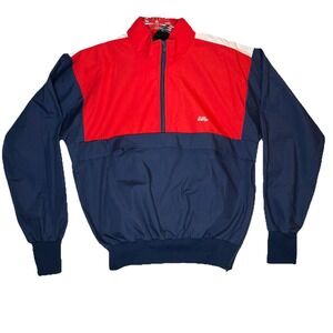 Vintage Odlo Of Norway Track Jacket Red Blue Half Zip Mens M Retro 90s